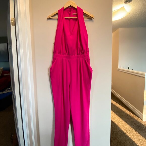 NWOT Fuchsia Jumpsuit - Picture 1 of 5
